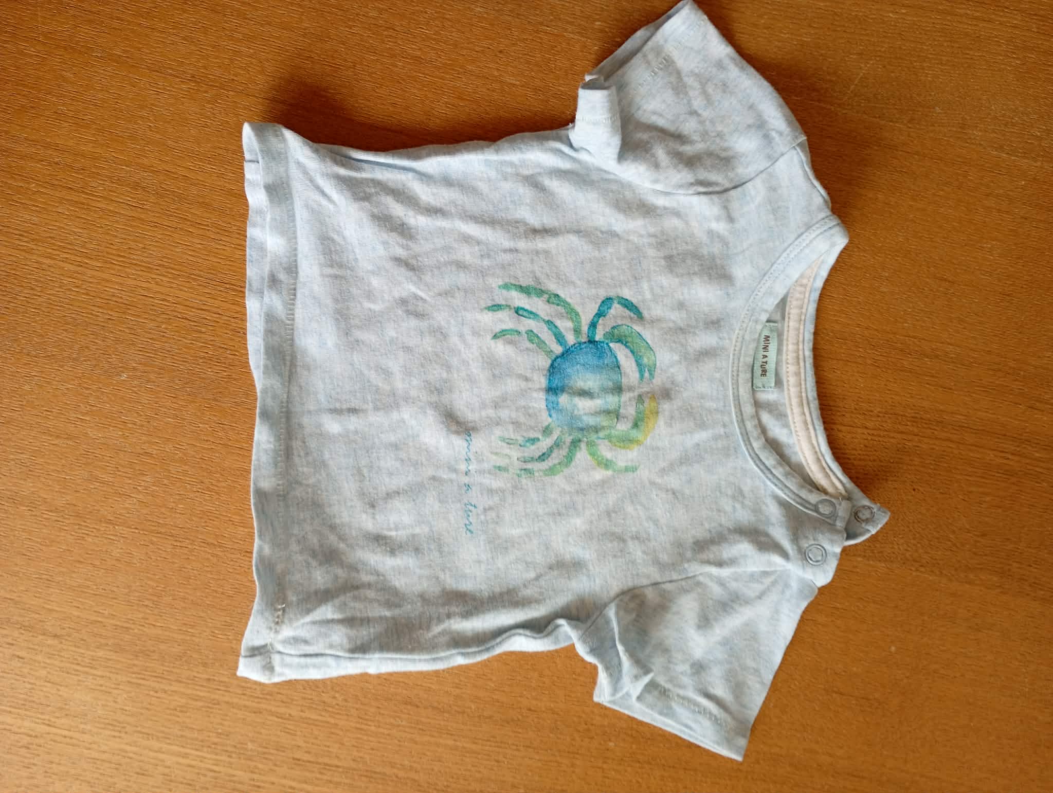 tshirt med krabbe 68