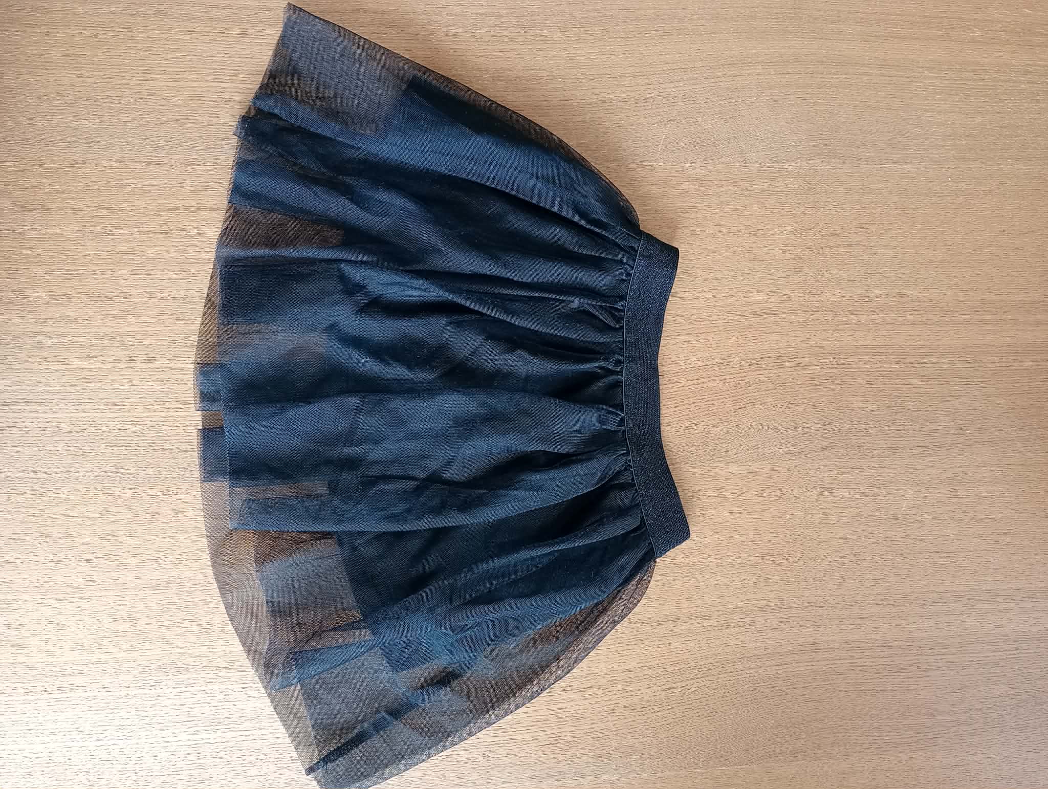 VRS sort tyl kjole 98/104